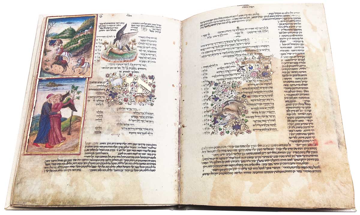 Rothschild Miscellany Folios 163-164 © Copyright 2021 Facsimile Editions Ltd